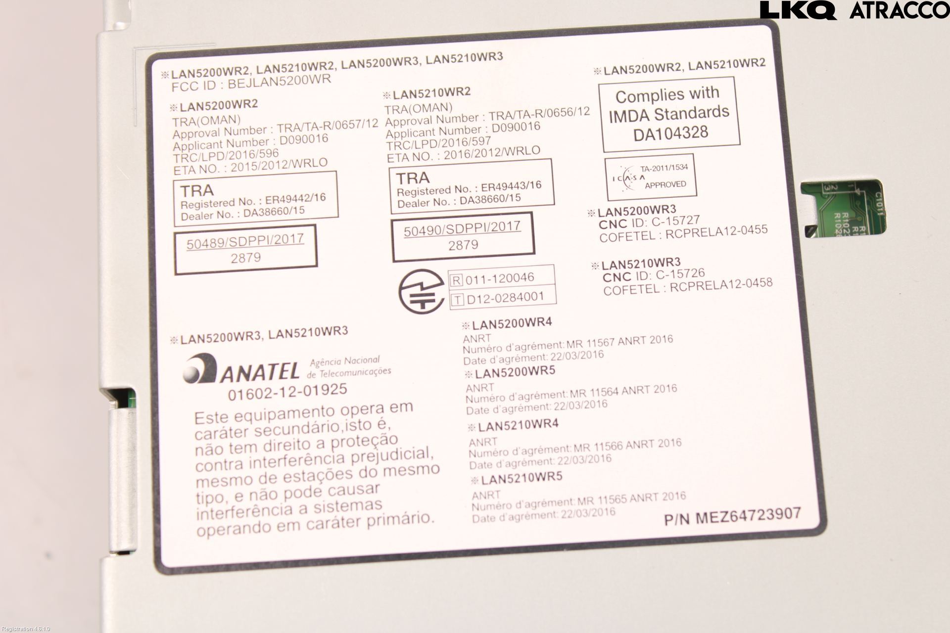 Renault CAPTUR 13-19 Stereo Radio Med Cd
