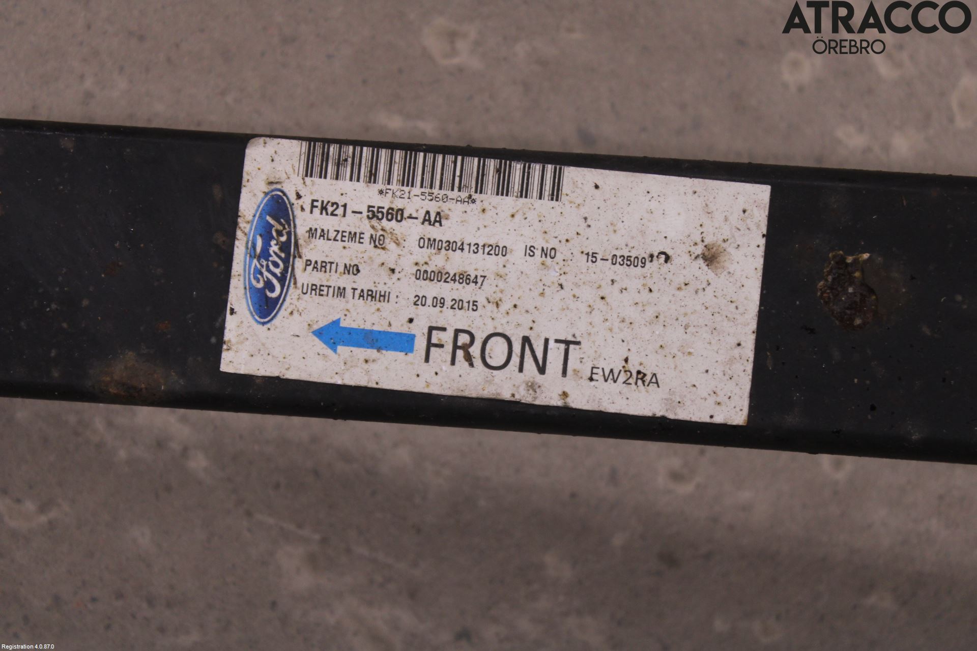 Ford TRANSIT SKÅP/BUSS 14-22 Fjær Bak Blad