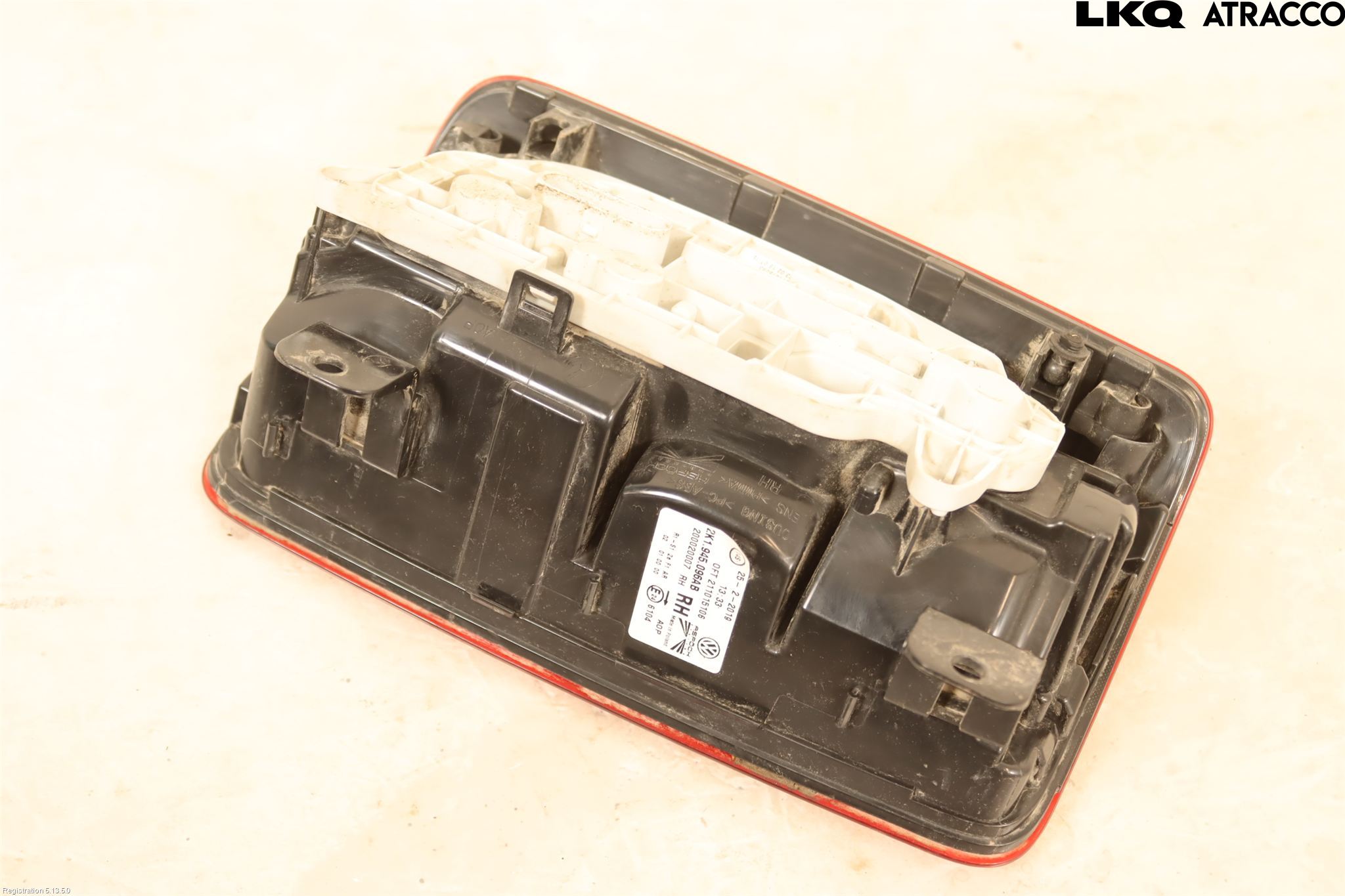 Volkswagen VW CADDY 16-20 Baklykt Høyre