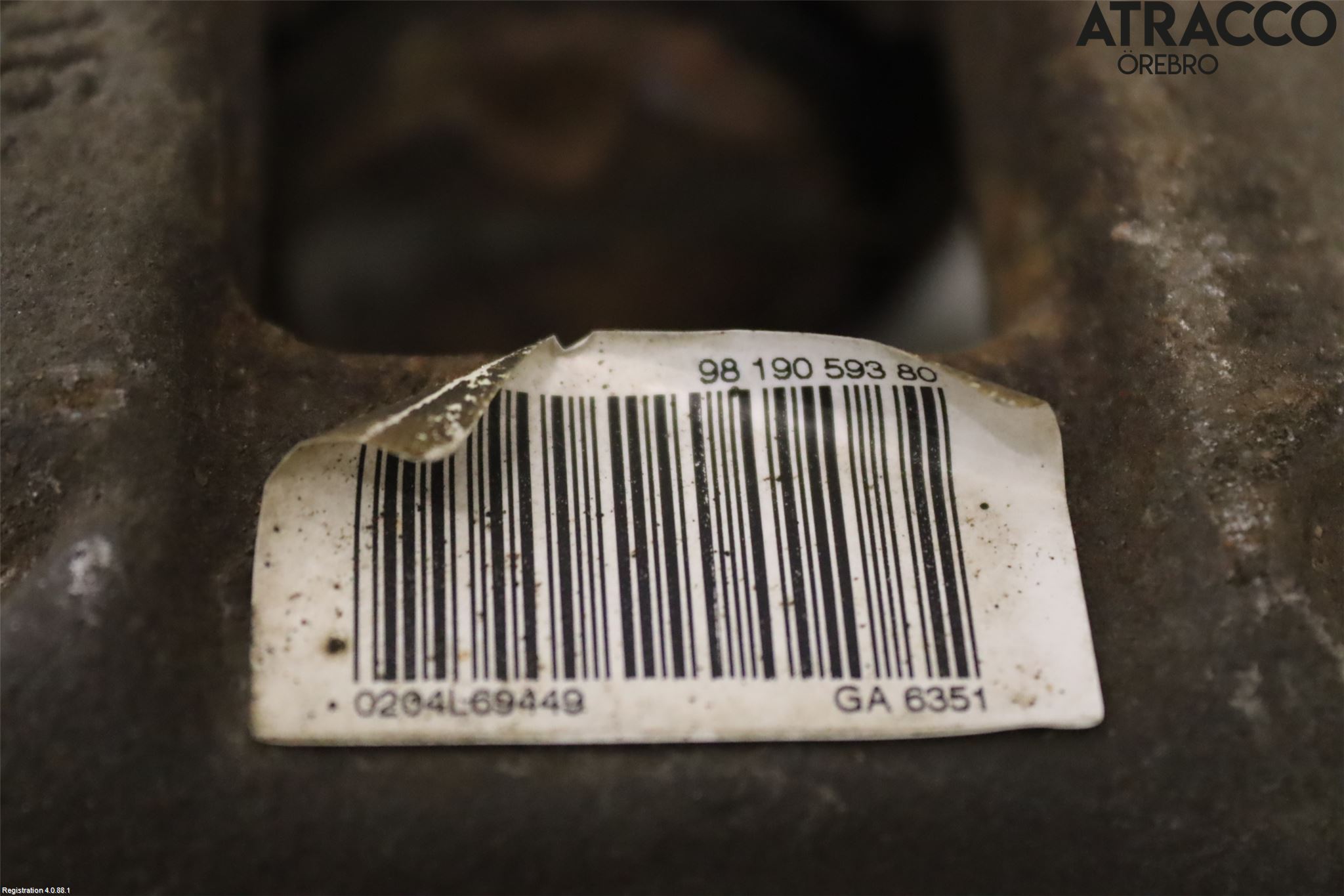 Toyota PROACE CITY 20- Bremsecaliper Bak Venstre