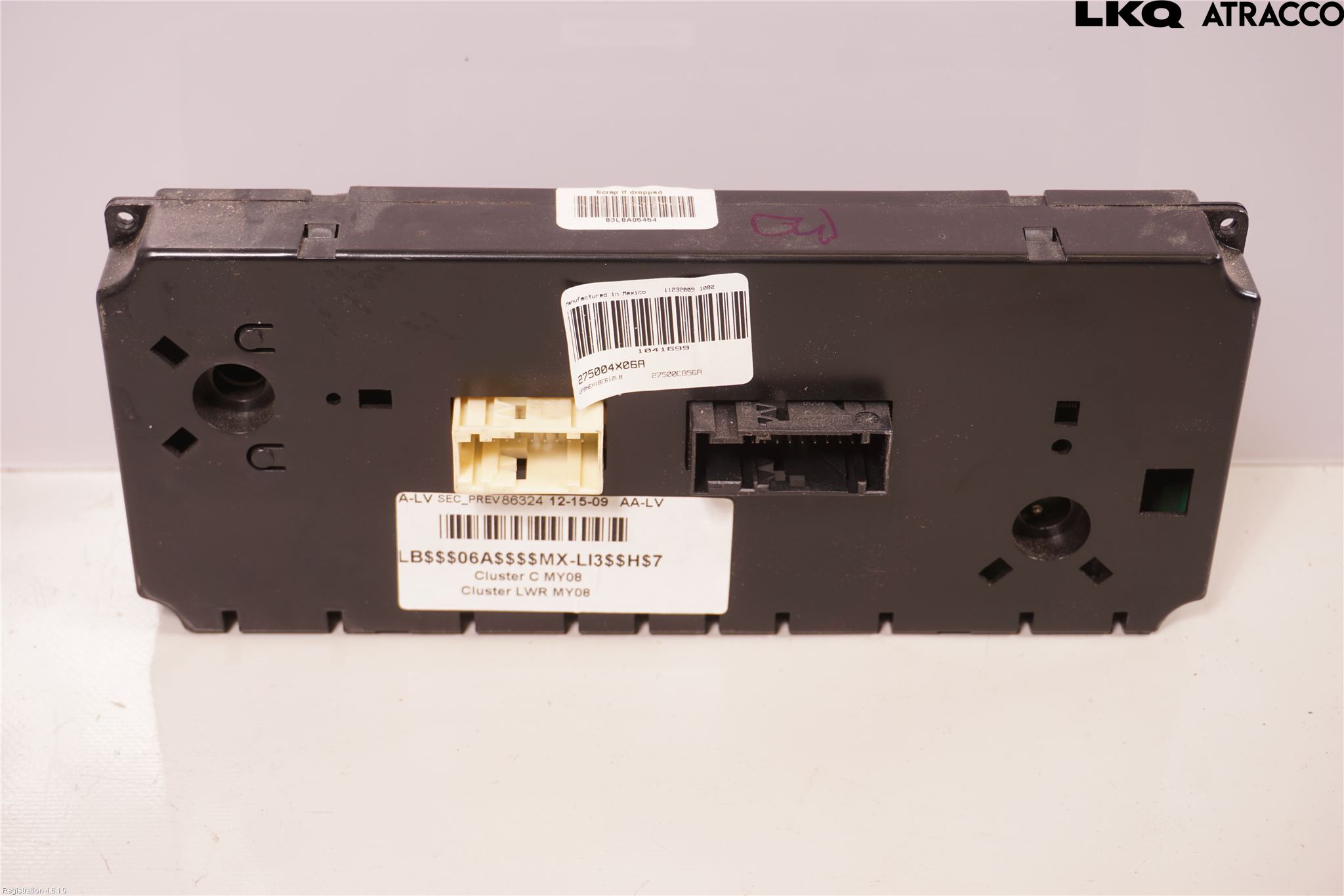Nissan NAVARA 05-16 Varme Ac Betjening-Display