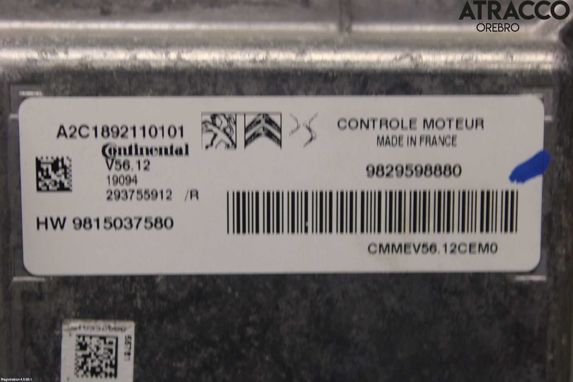 Peugeot 2008 13-20 Styreenhet Innsprøytning