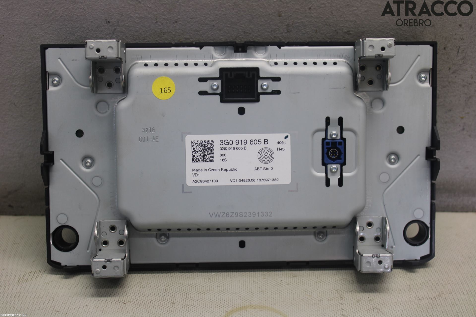Volkswagen VW PASSAT 15-19 Multifunktionsdisplay