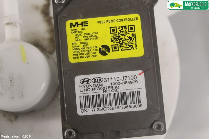 Kia CEED/CEED SW 19- Drivstoffpumpe Fødepumpe El