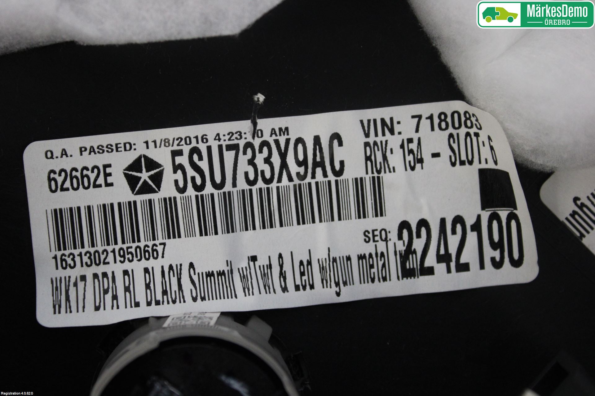 Jeep GRAND CHEROKEE 10-20 Innr Dørtrekk Venstre
