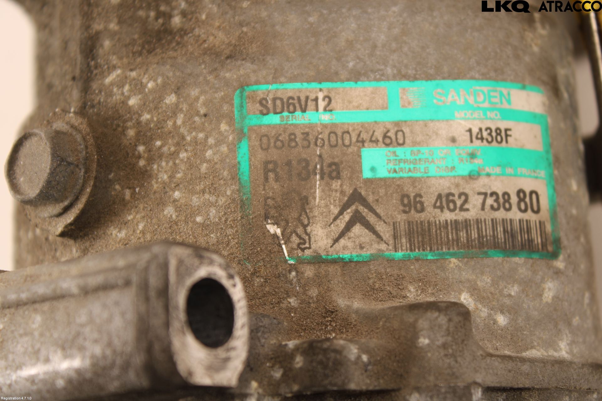 Peugeot 307     01-05 Varme Ac Kompressor