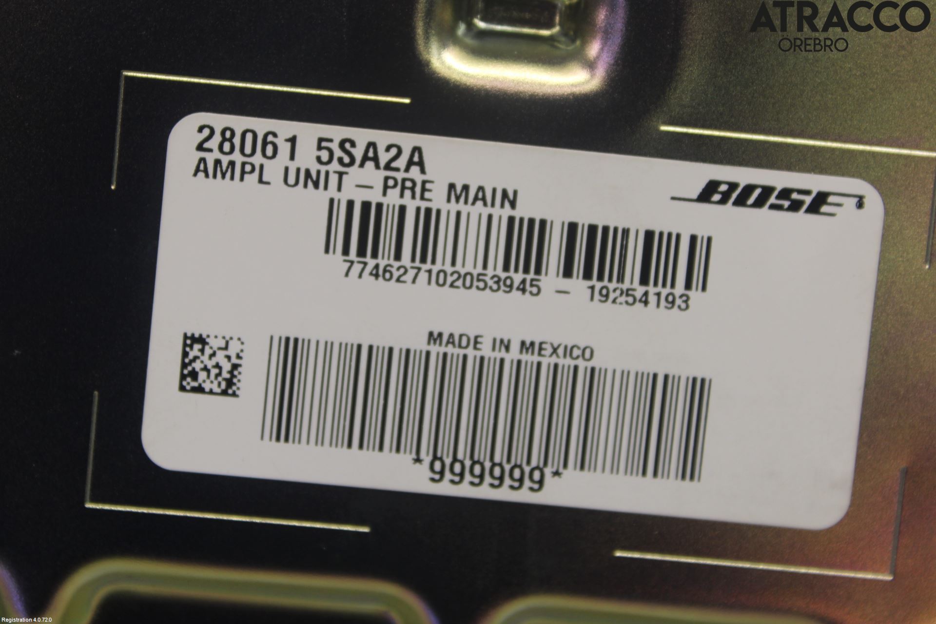 Nissan LEAF 18- Stereo Forsterker