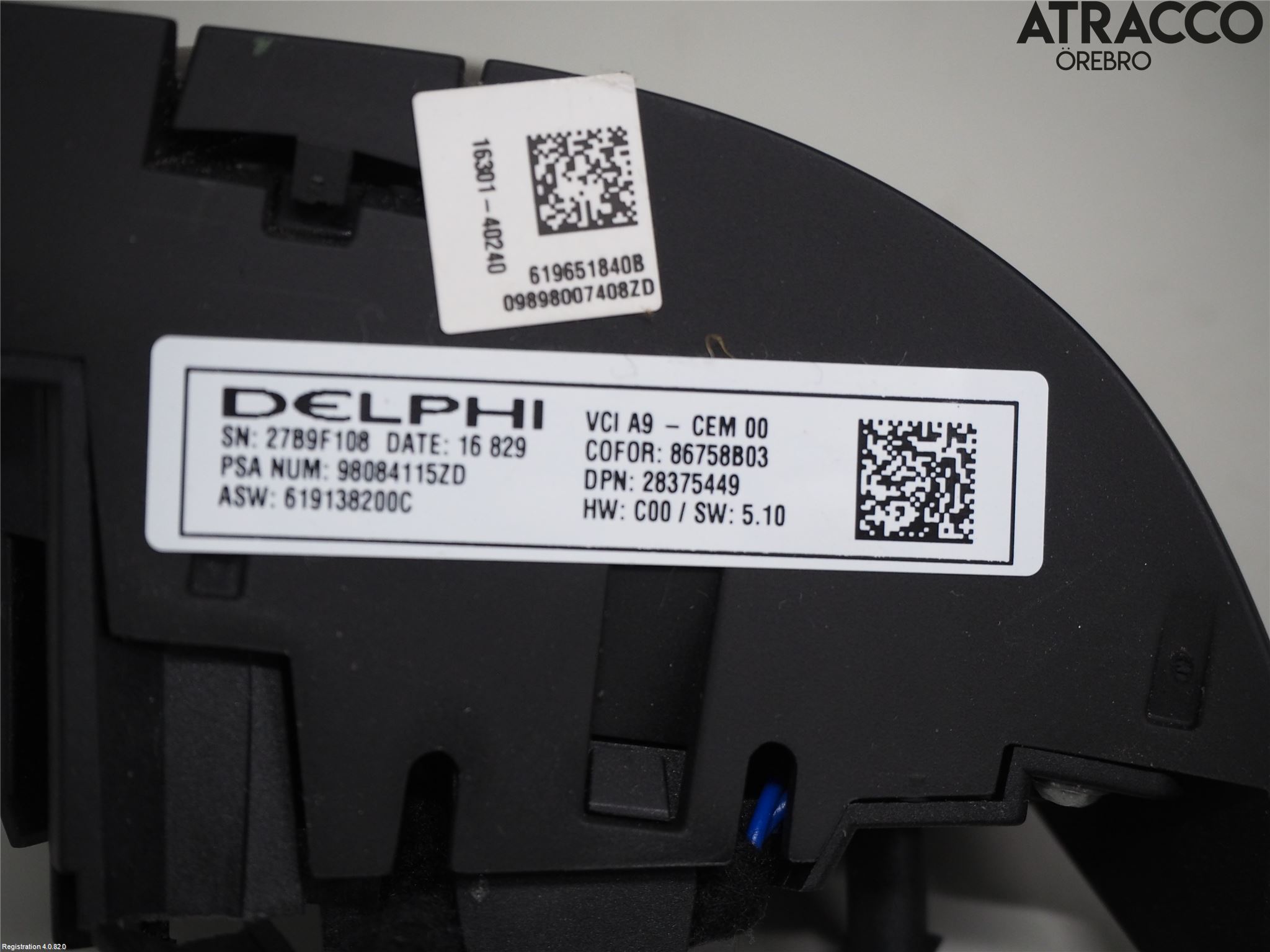 Peugeot 2008 13-20 Bryter Ratt Radio-Stereo