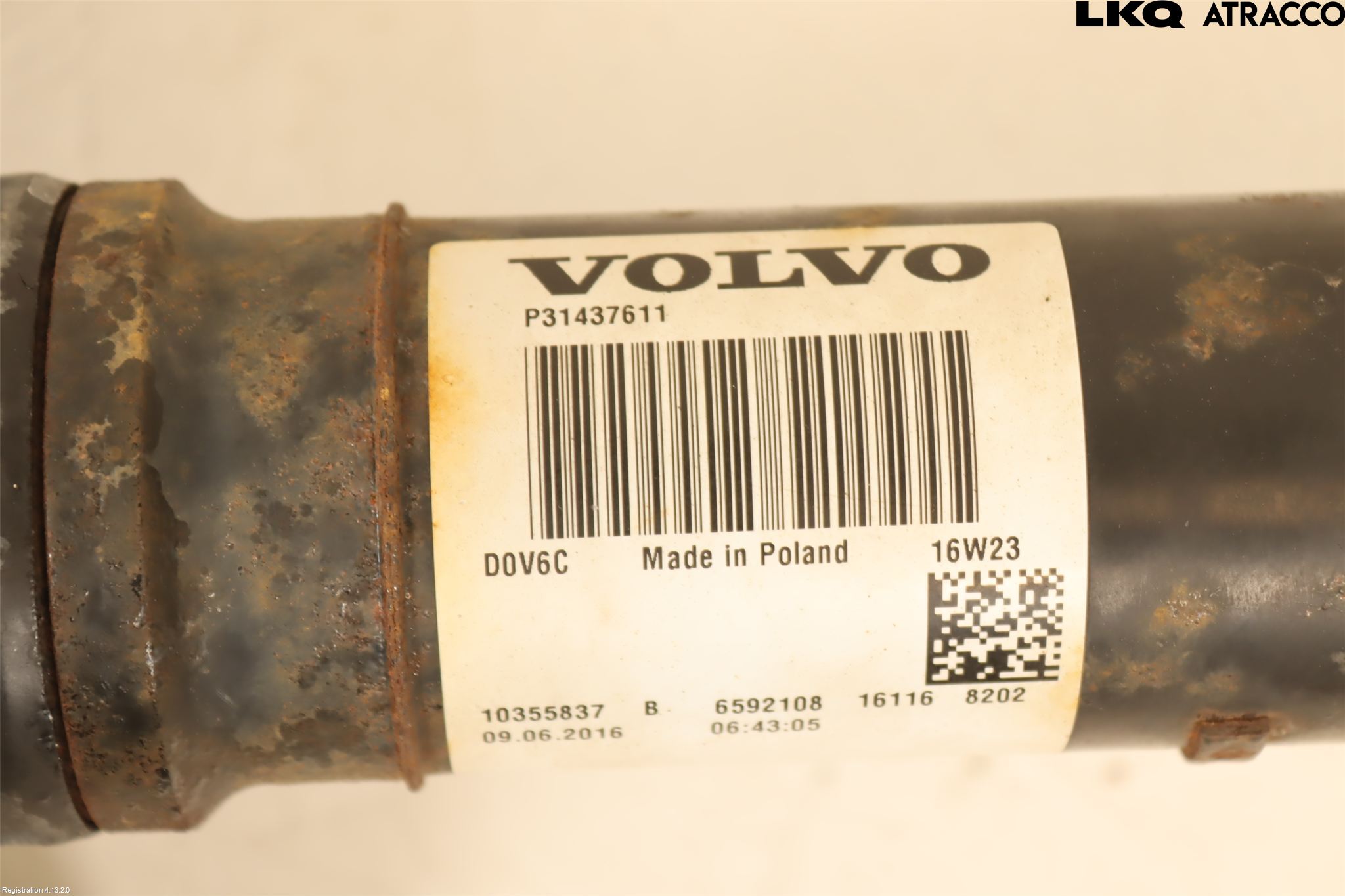 Volvo XC60 14-17 Mellomaksel Kompl