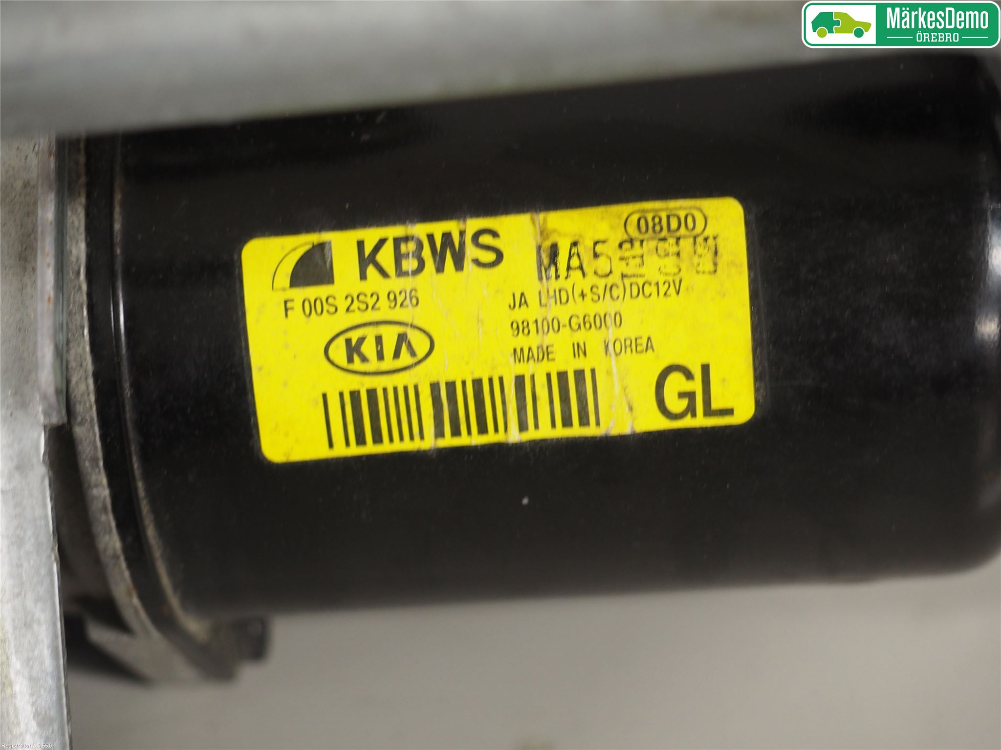 Kia PICANTO 17- Viskermotor Bakluke