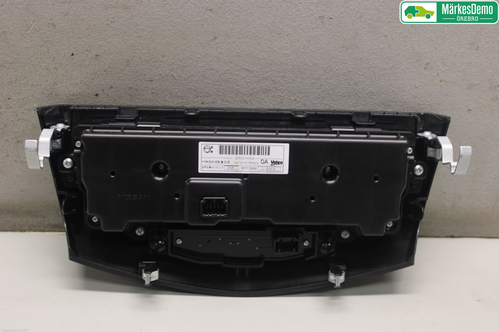 Nissan QASHQAI 17-21 Varme Ac Betjening-Display