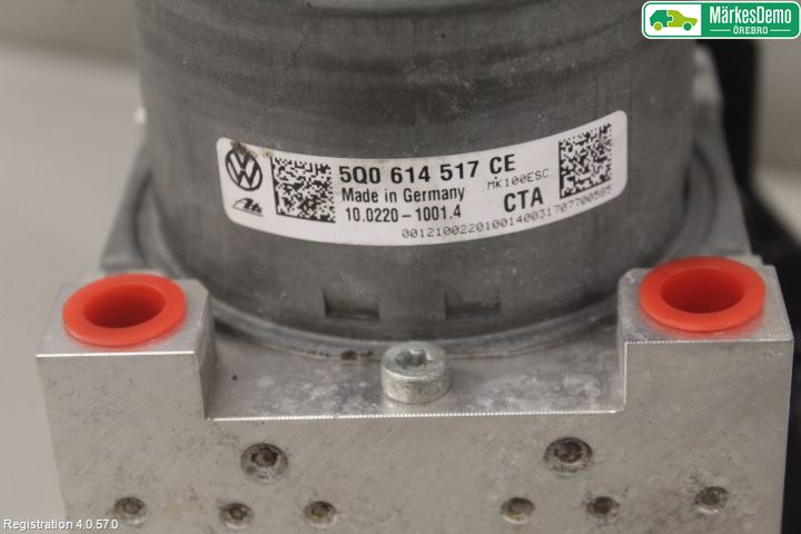 Volkswagen VW GOLF / E-GOLF VII 13-20 Abs Hydraulikkaggregat