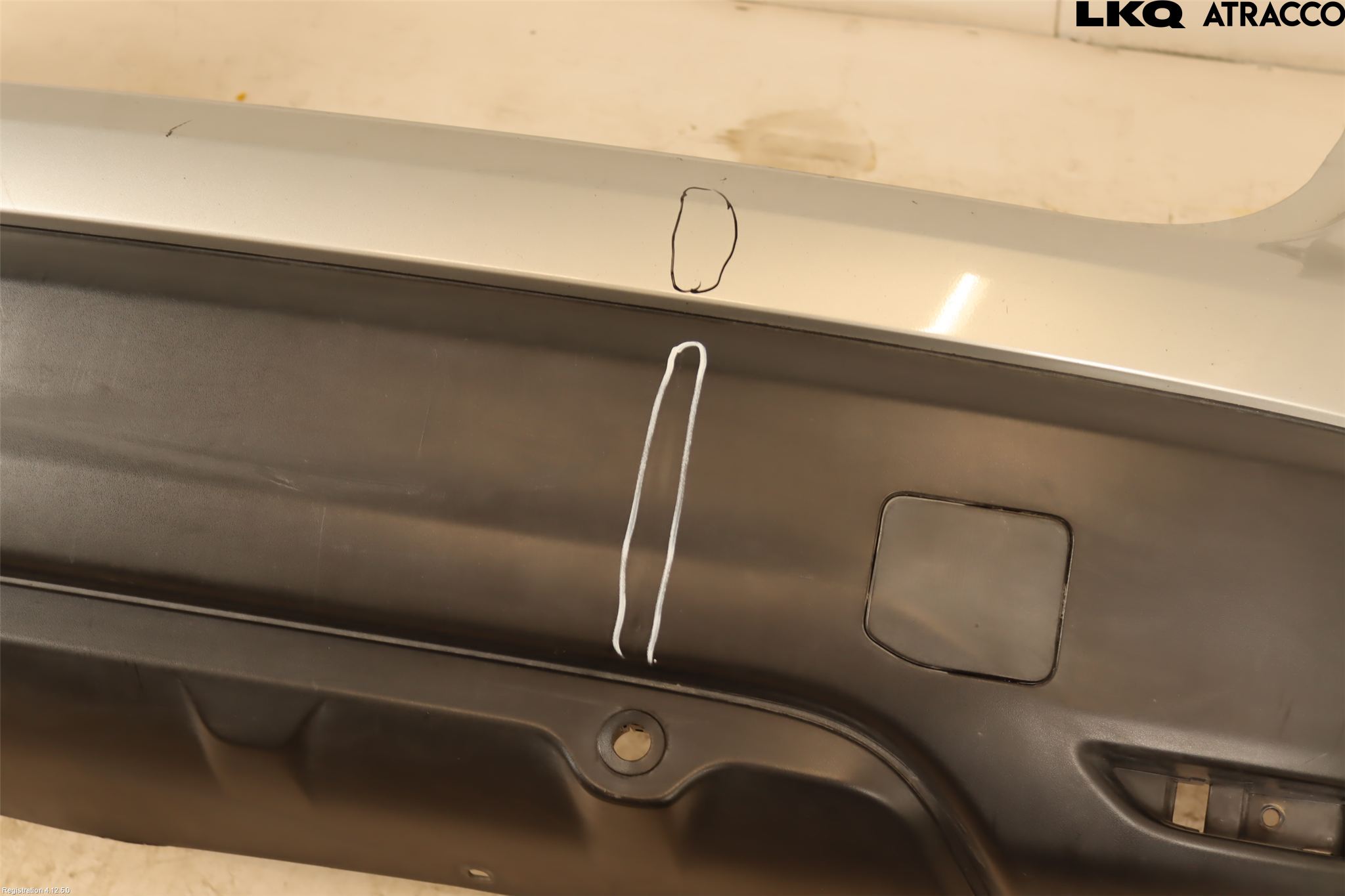 Nissan QASHQAI 14-17 Støtfanger Bak Overtrekk