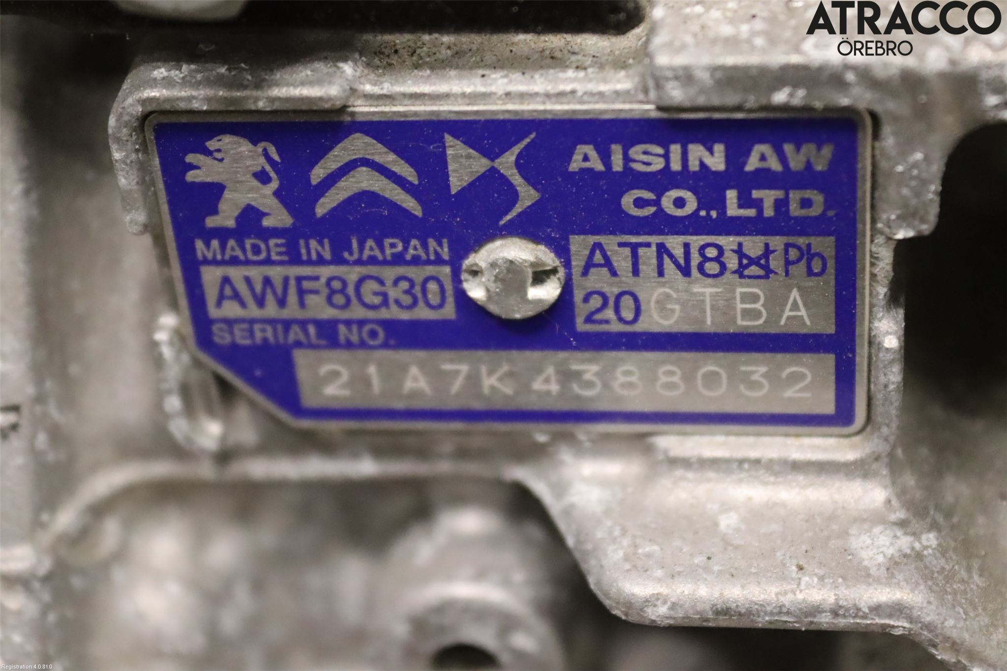 Peugeot 3008 17-24 Gearkasse Automat