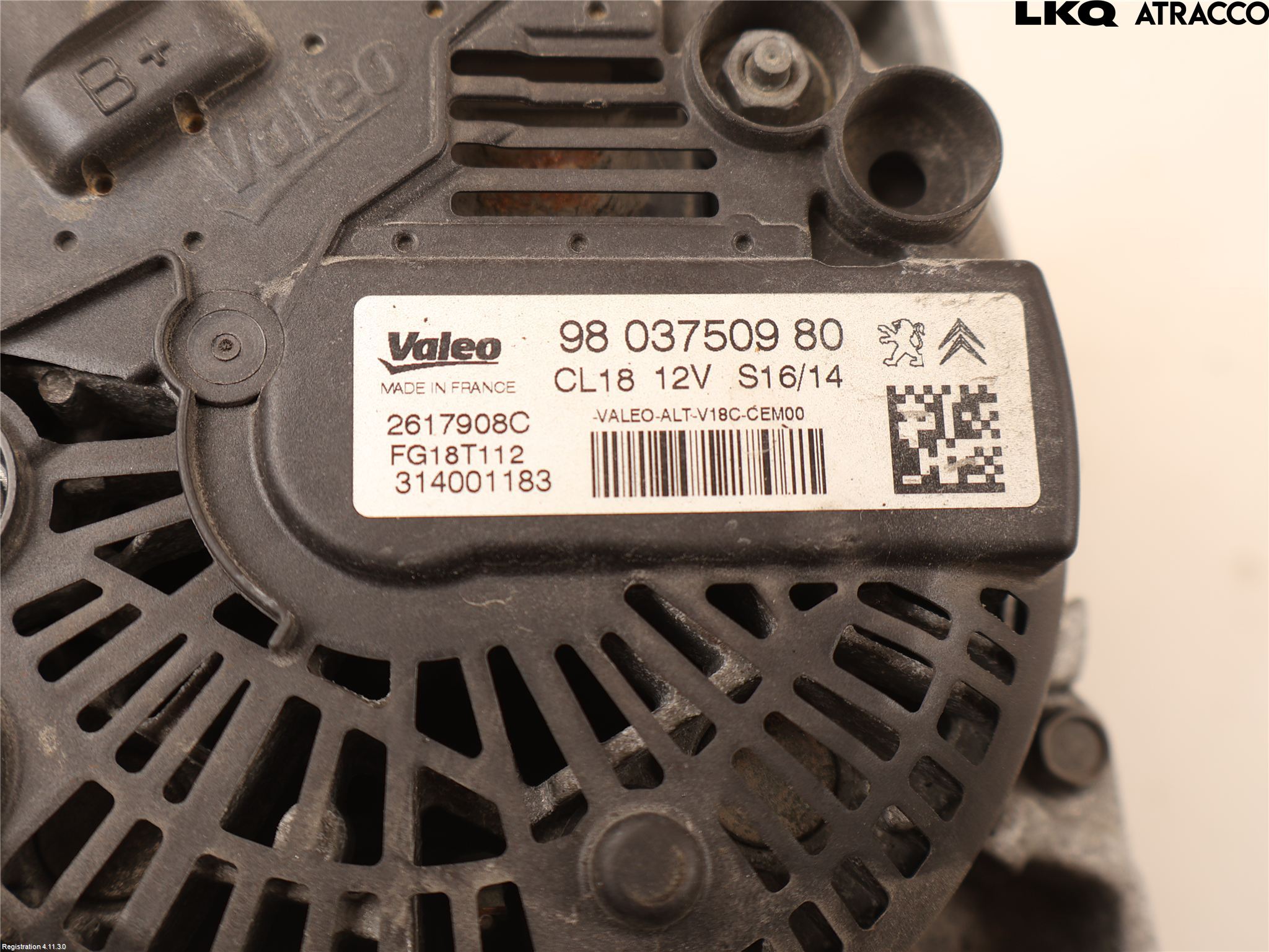 Peugeot 508 11-18 Dynamo