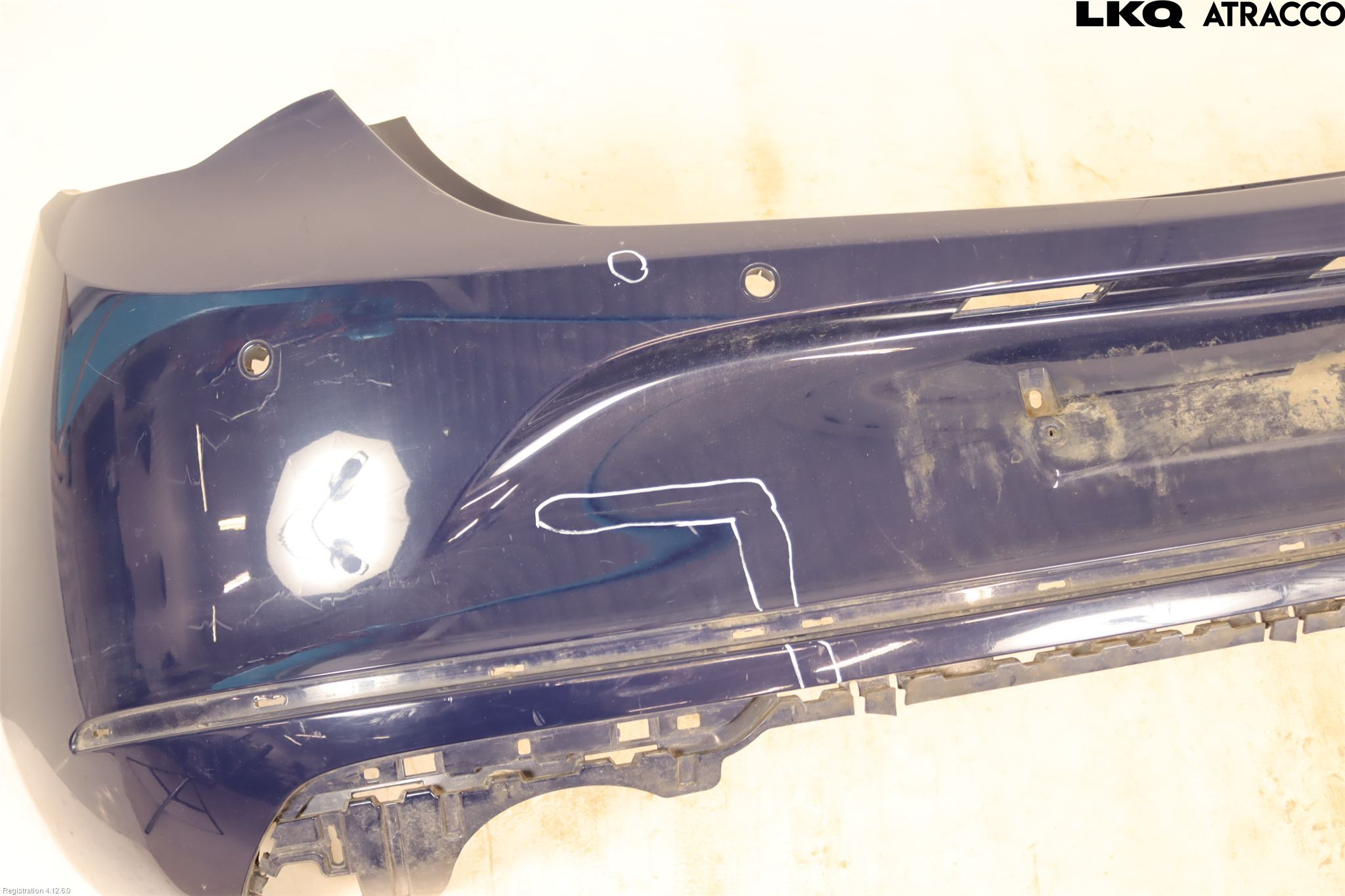 Opel ASTRA J 10-15 Støtfanger Bak Overtrekk