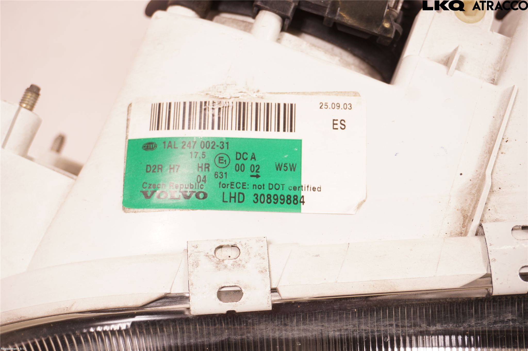 Volvo S40/V40    96-04 Frontlykt Venstre