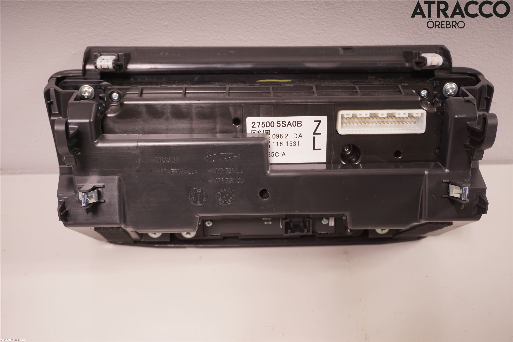 Nissan LEAF 18- Varme Ac Betjening-Display