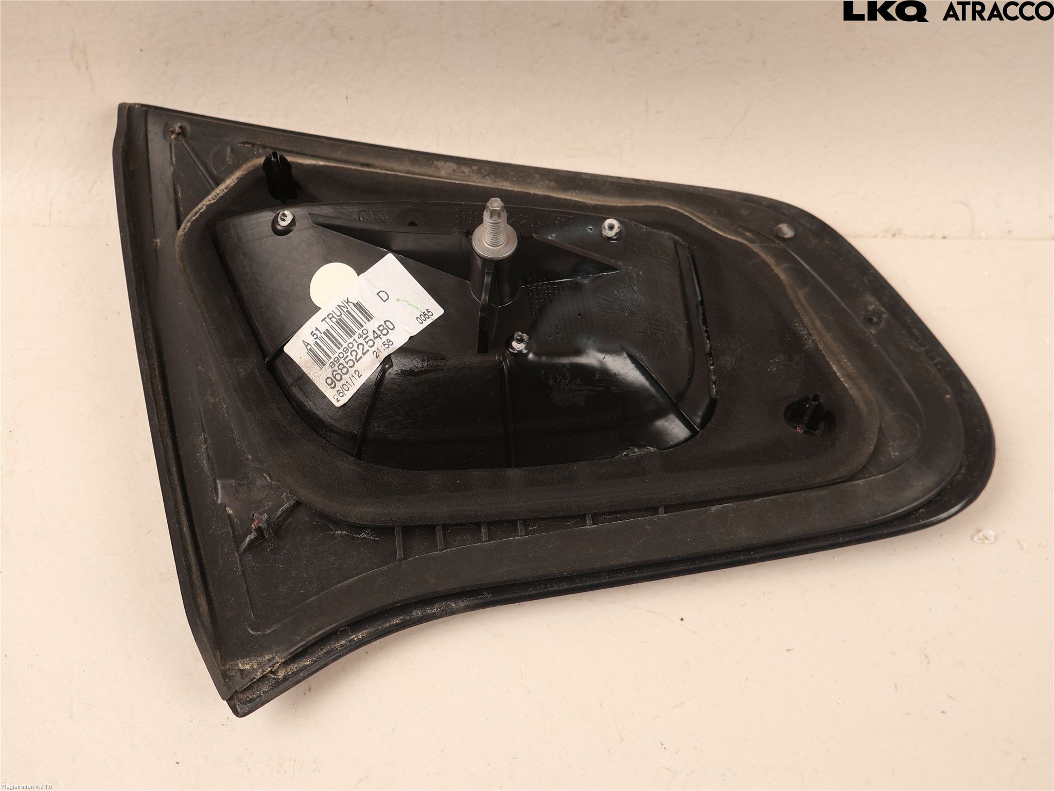 Citroen C3 10-17 Baklykt Høyre  På Luke(Indre)