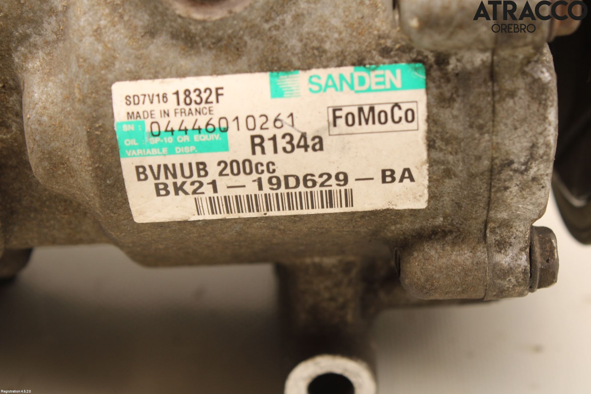 Ford TRANSIT    06-13 Varme Ac Kompressor