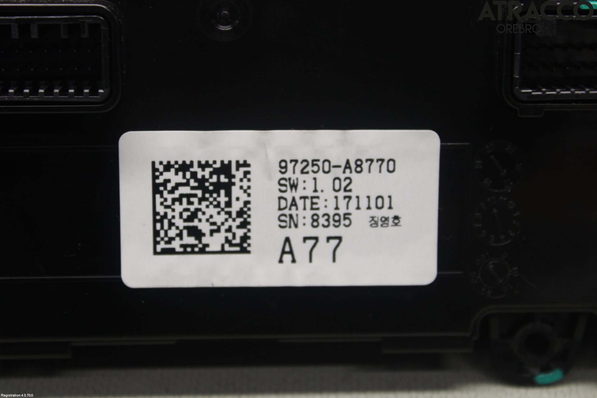 Kia OPTIMA 16-20 Varme Ac Betjening-Display