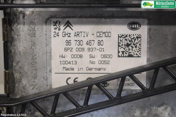 Peugeot 3008 09-16 Sensor Fartsbegrensning