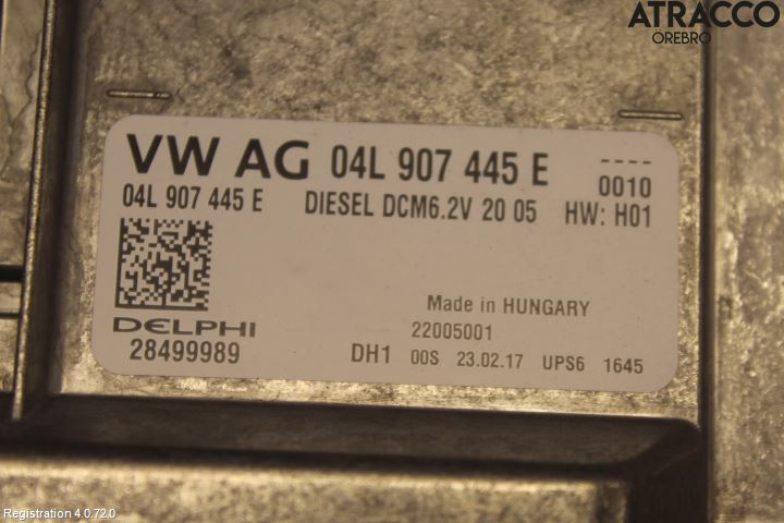 Volkswagen VW GOLF / E-GOLF VII 13-20 Styreenhet Innsprøytning