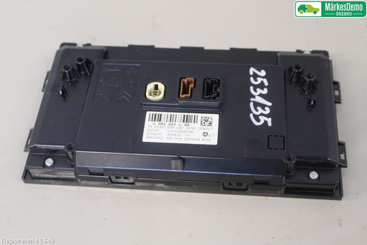 Peugeot 308 14-21 Instr Skjerm Dvd-Gps-Ac-Tlf