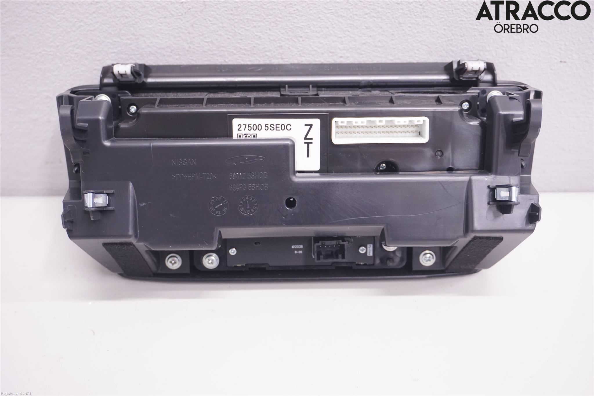 Nissan LEAF 18- Varme Ac Betjening-Display