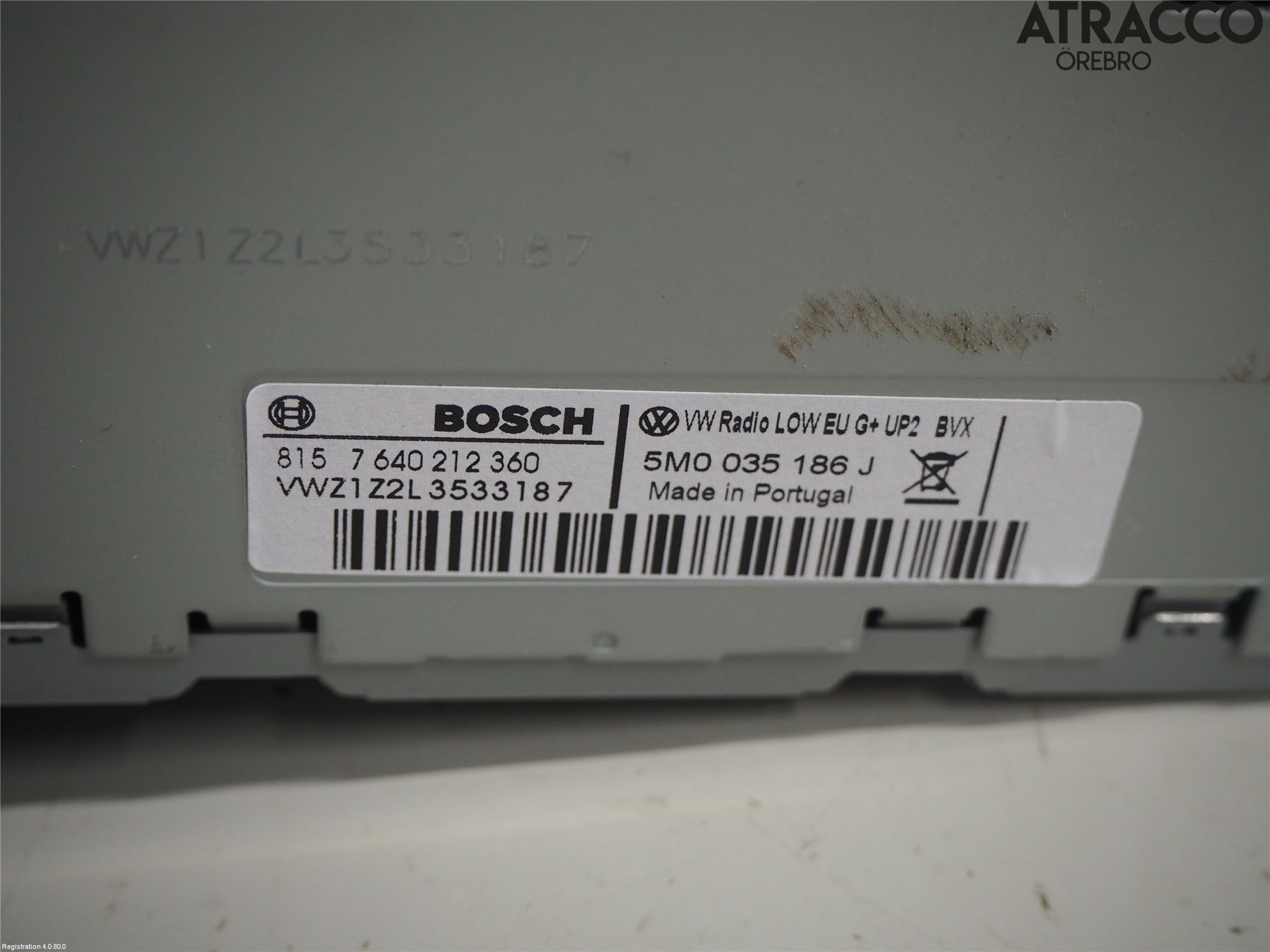 Volkswagen VW POLO 10-17 Stereo Radio Med Cd
