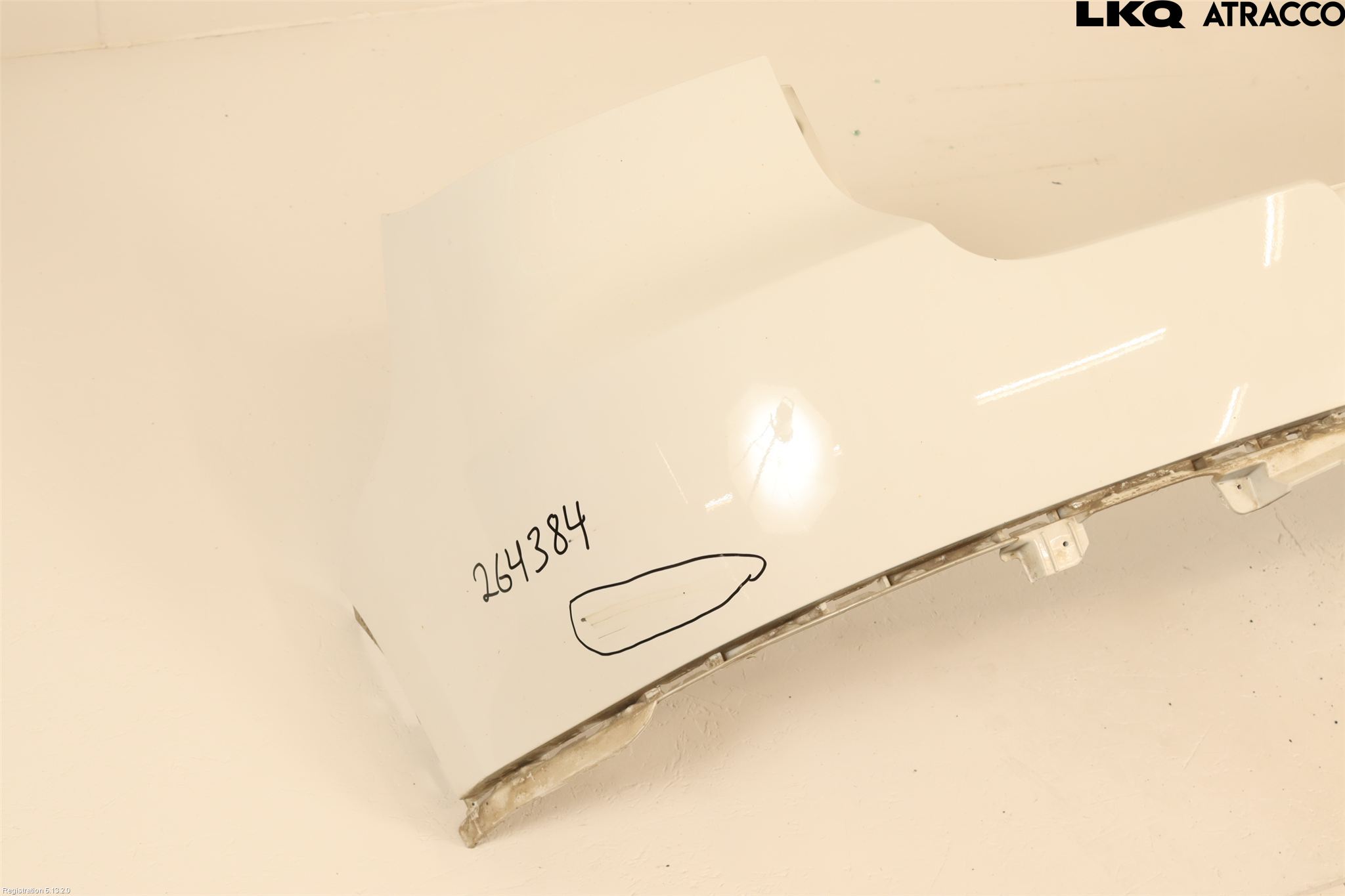 Volkswagen VW TIGUAN 07-16 Støtfanger Bak Overtrekk
