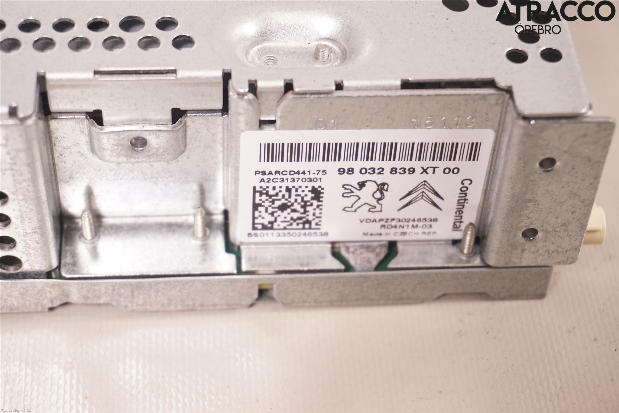 Citroen DS3 Stereo Radio Med Cd