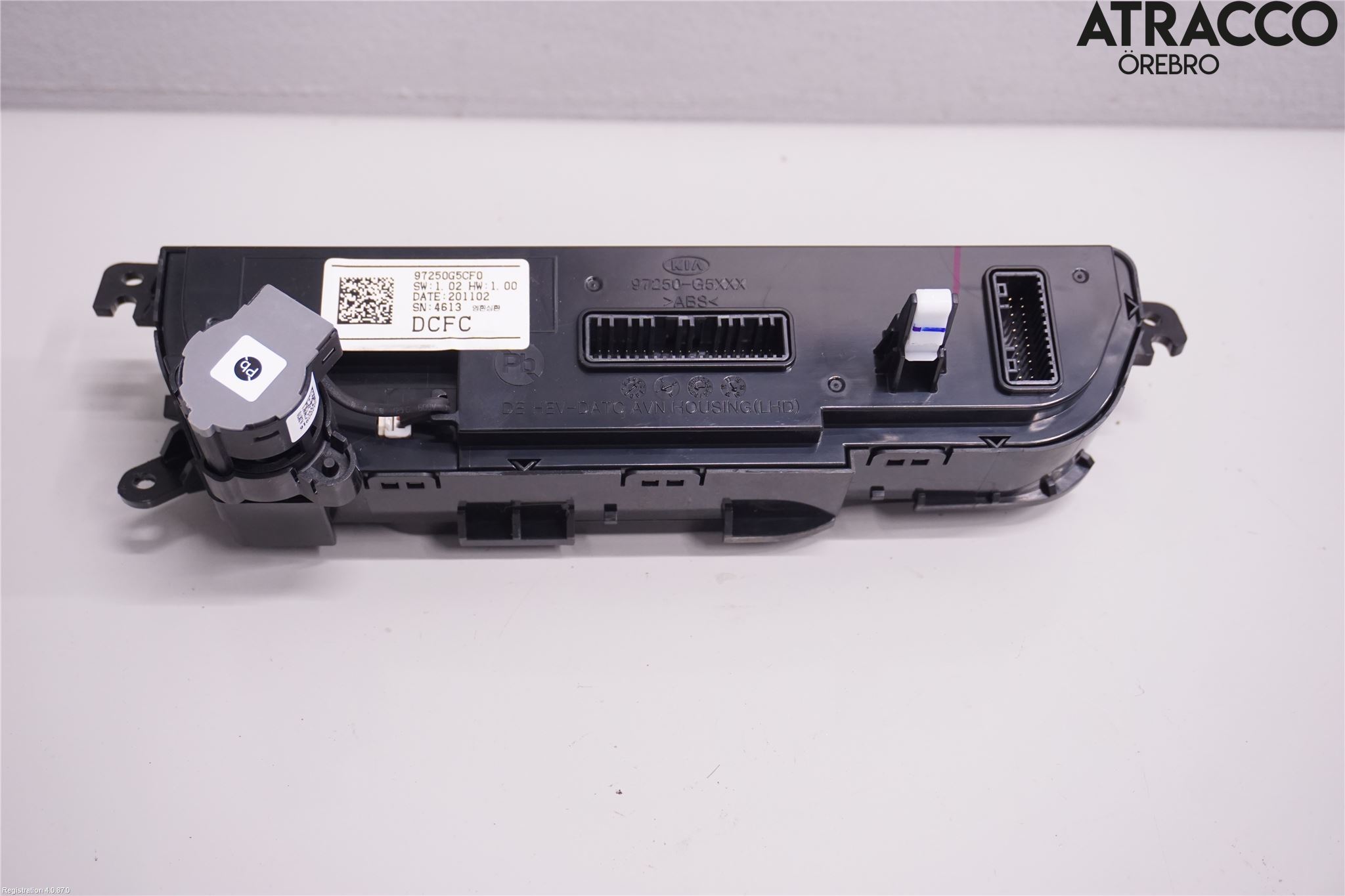 Kia NIRO (DE) 17-22 Varme Ac Betjening-Display