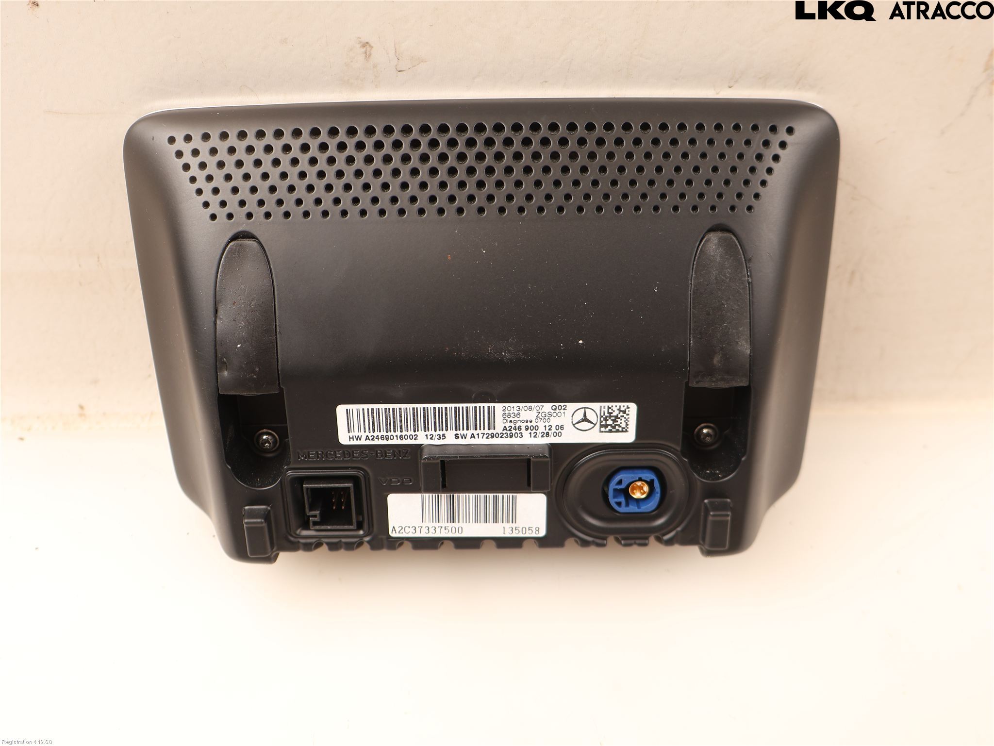 Mercedes-Benz MB B-KLASS (W246/W242) 12-19 Instr Skjerm Dvd-Gps-Ac-Tlf