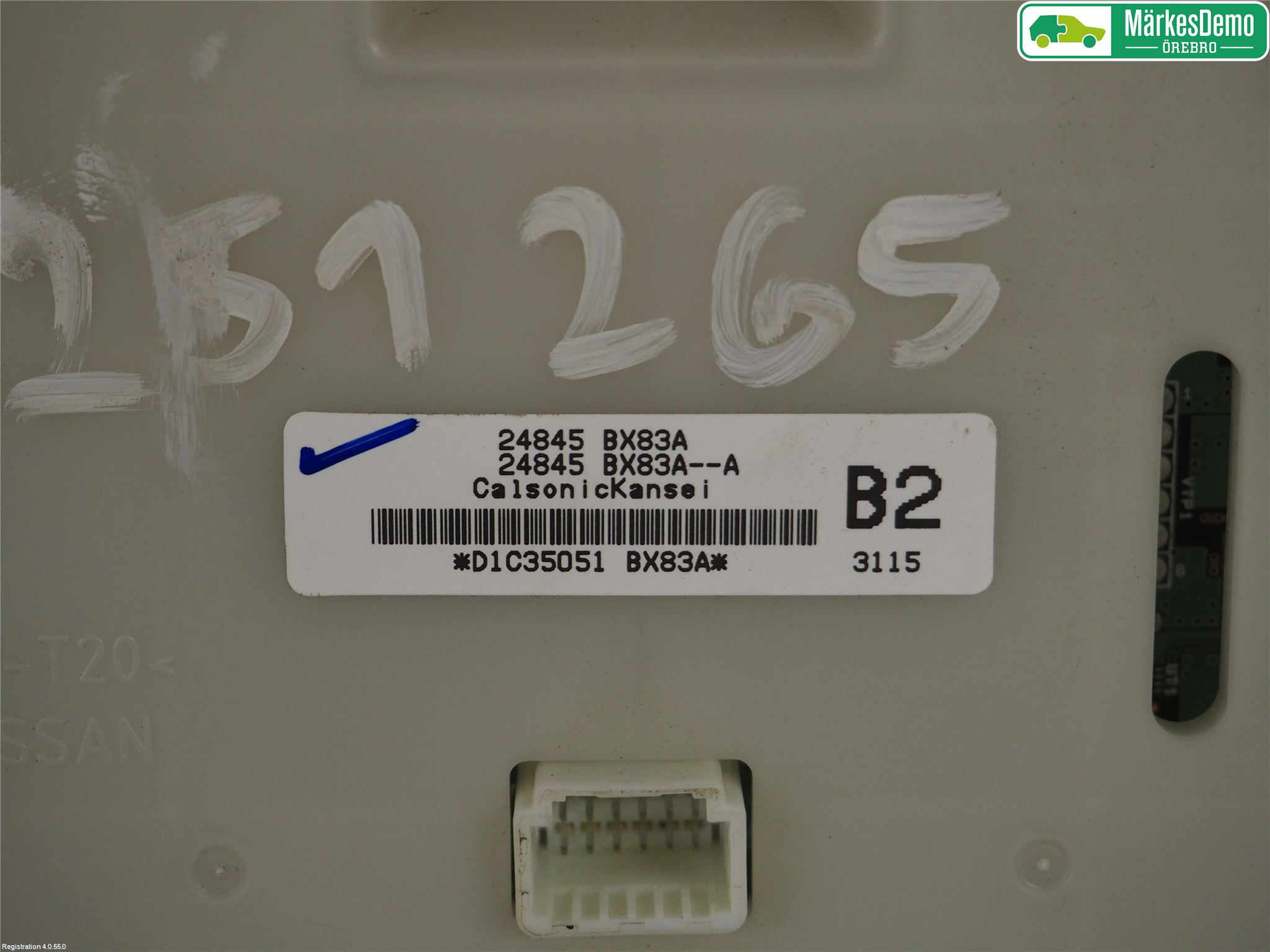 Nissan JUKE 10-14 Varme Ac Betjening-Display