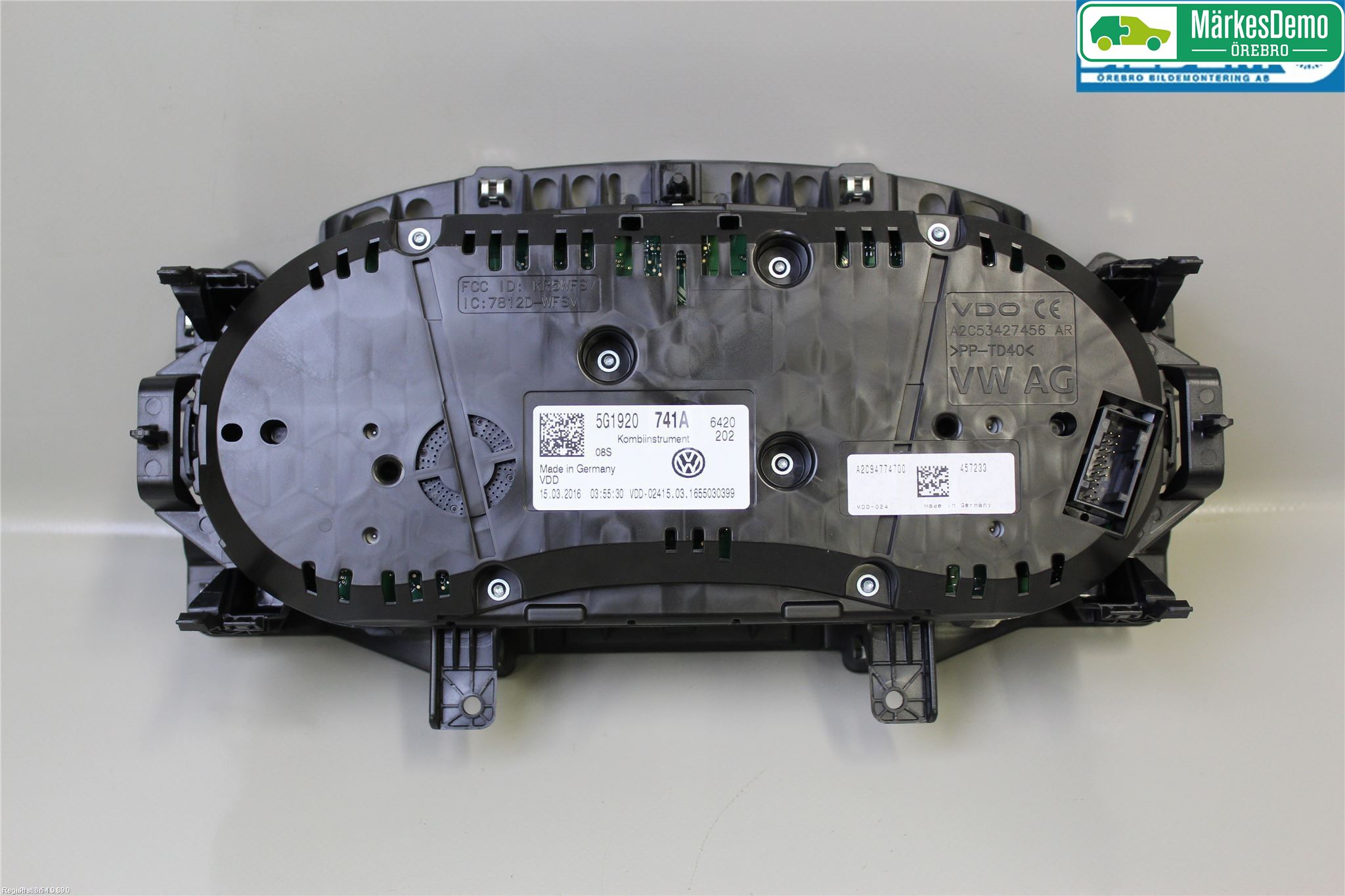 Volkswagen VW GOLF / E-GOLF VII 13-20 Instr Kombinert
