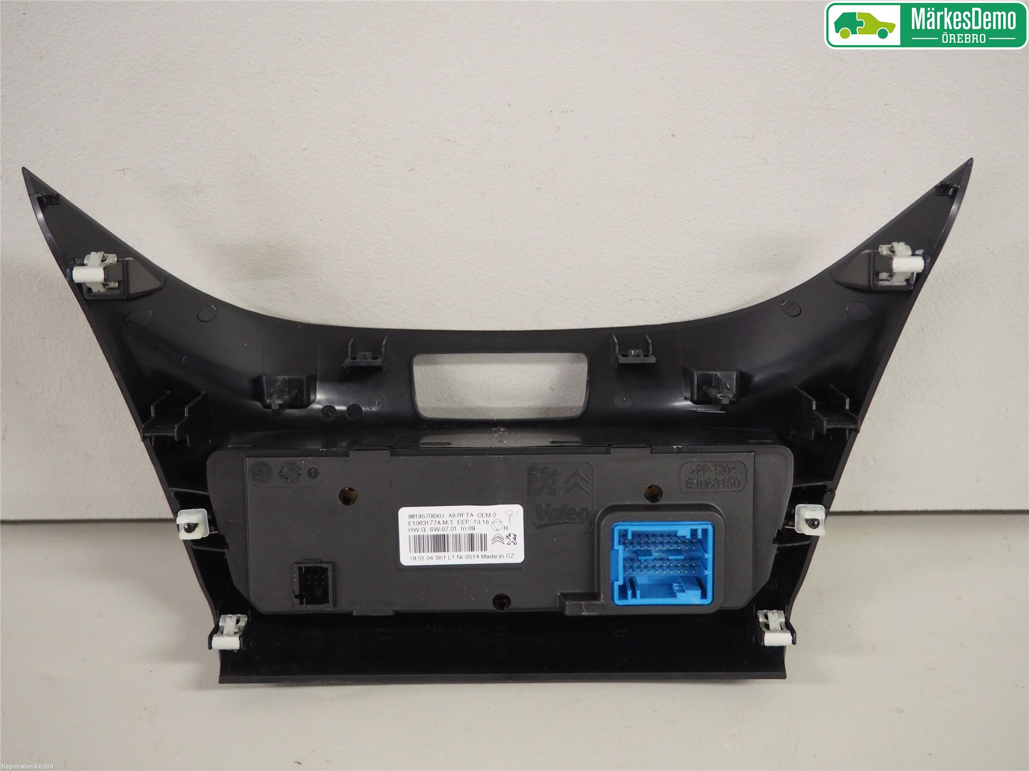 Peugeot 2008 13-20 Varme Ac Betjening-Display
