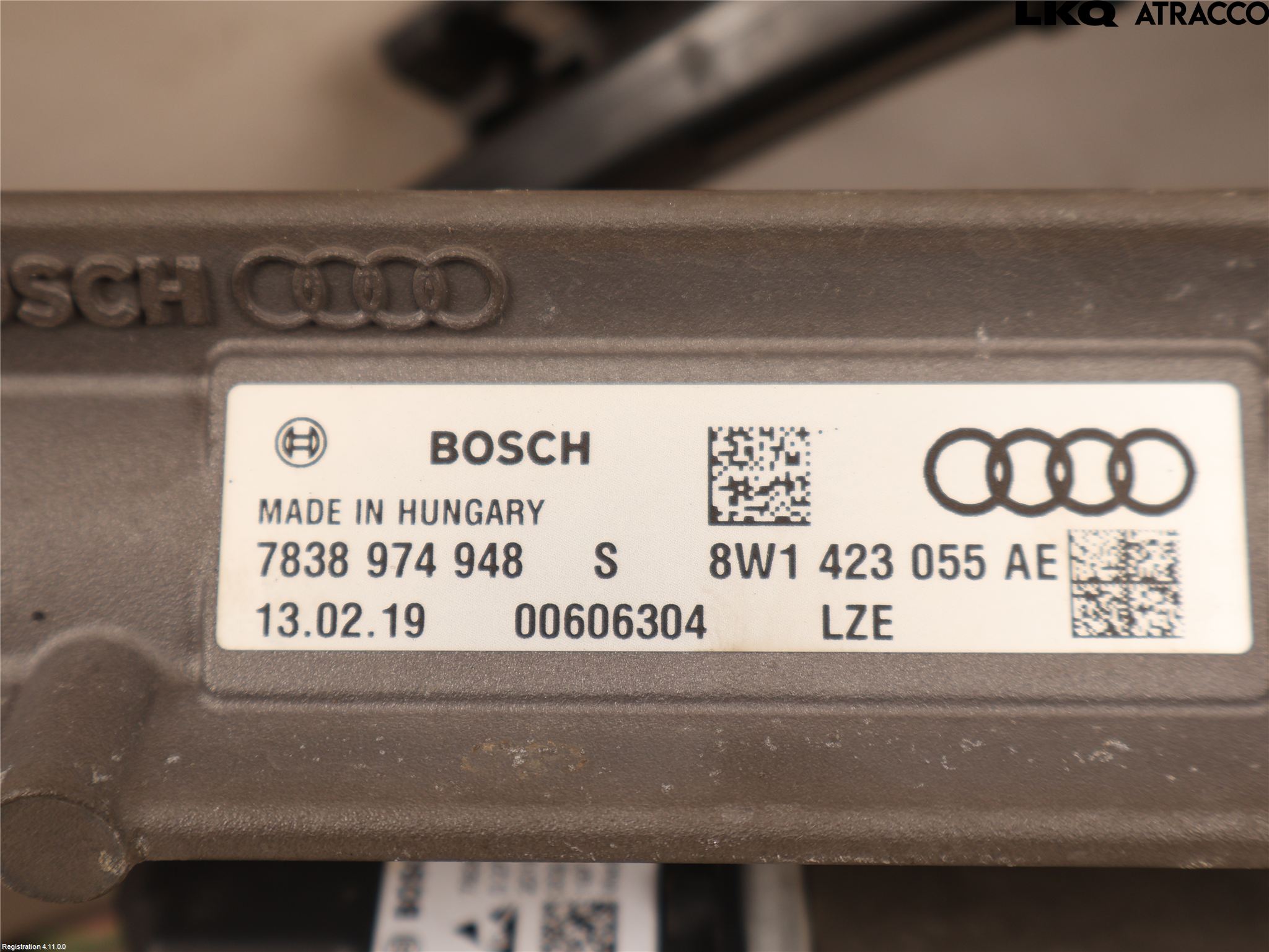 Audi A4/S4 B9 16-19 Styrväxel/Snäcka Elektrisk