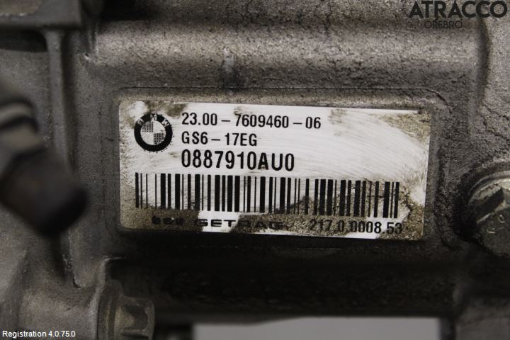 BMW 5 F10/F11/F18 09-17 Gearkasse 6 Trinn