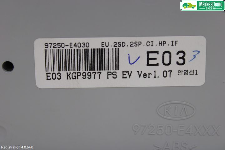 Kia SOUL 09- Varme Ac Betjening-Display