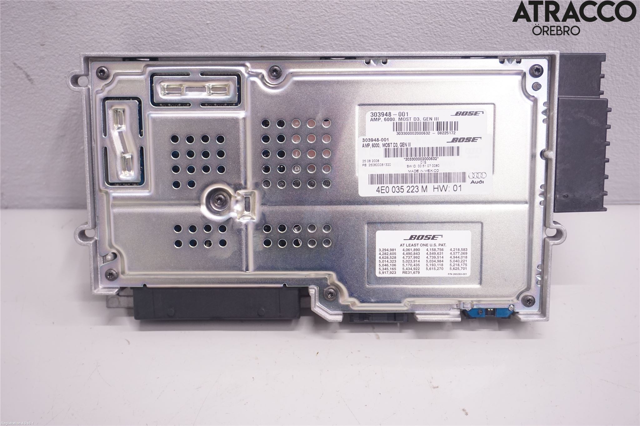 Audi A8/S8 4E  02-09 Stereo Forsterker