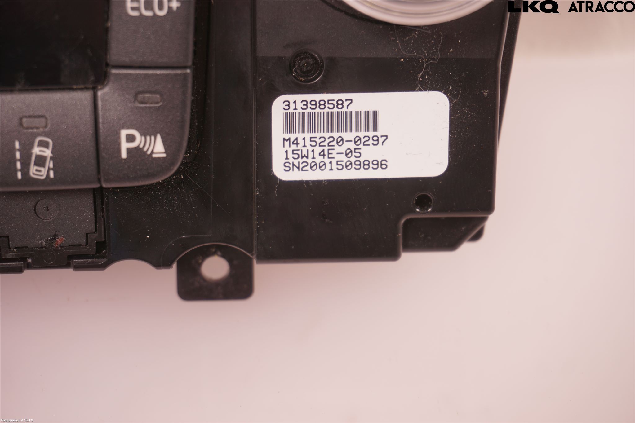 Volvo V70 14-16 Varme Ac Betjening-Display