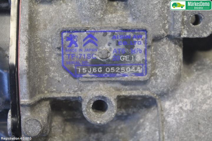 Peugeot 308 14-21 Gearkasse Automat