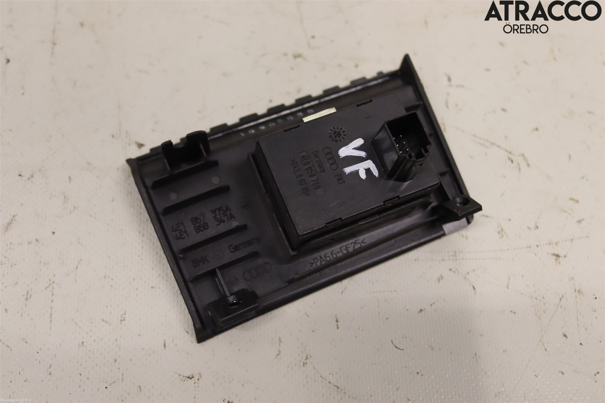 Audi A8/S8 4E  02-09 Bryter Sete Regulering