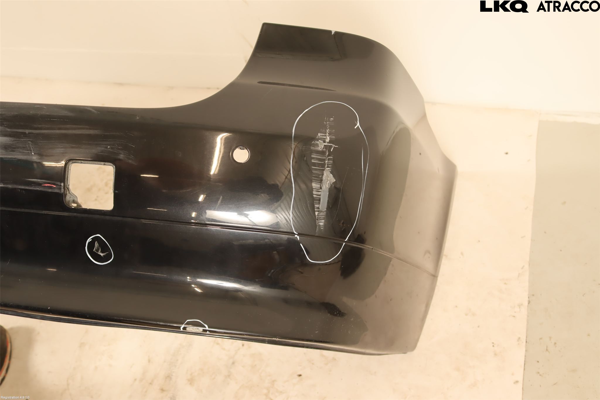 BMW 5 E60/61 Sed/Tou 02-10 Støtfanger Bak Overtrekk