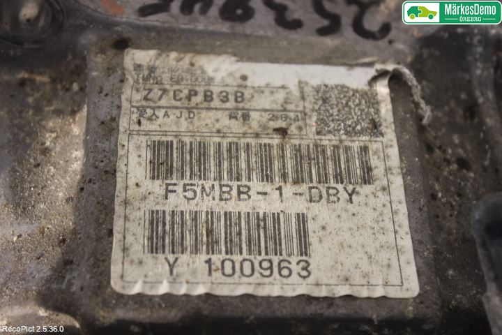 Mitsubishi LANCER 07-14 Gearkasse 5 Trinn