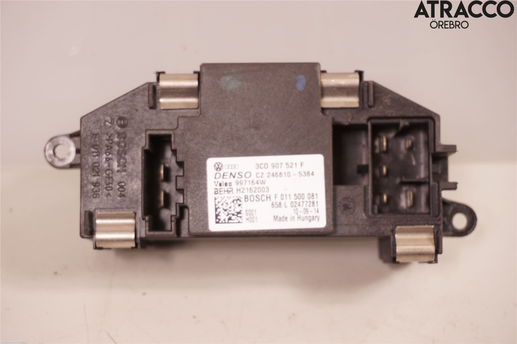 Volkswagen VW GOLF VI 09-13 Varmeapparat Viftemotstand