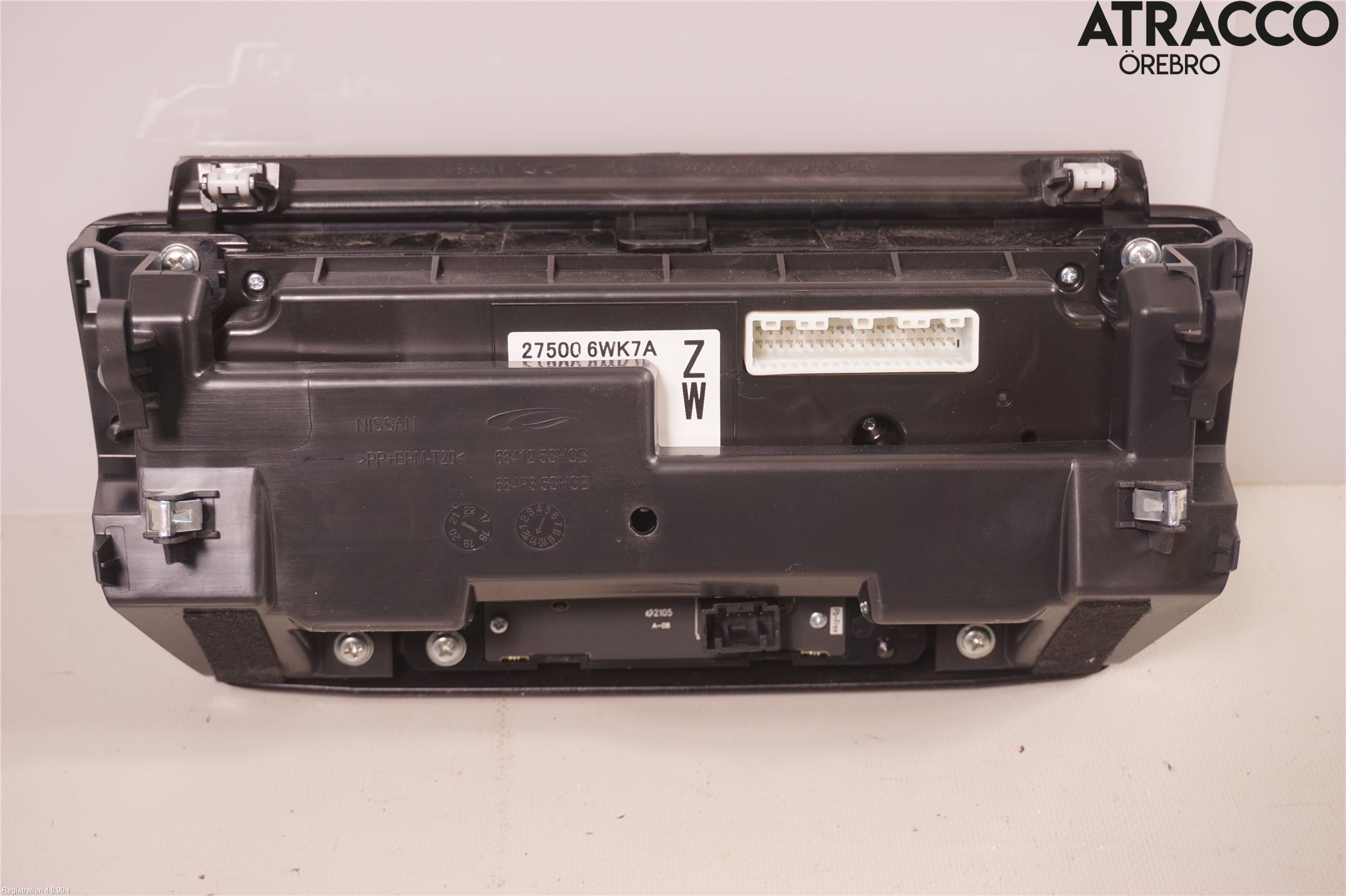 Nissan LEAF 18- Varme Ac Betjening-Display