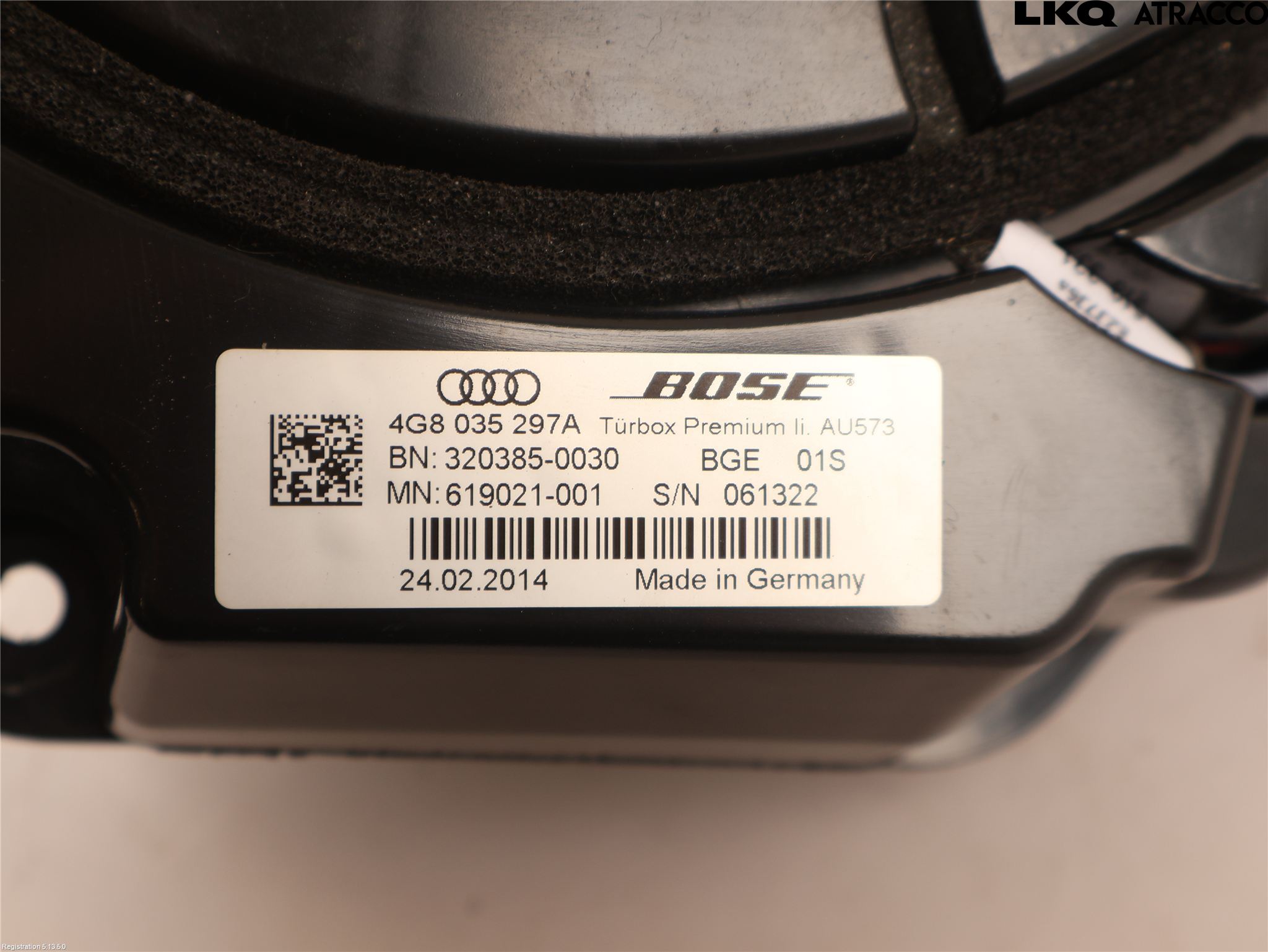Audi A7/S7 4G 11-17 Innr Høyttaler