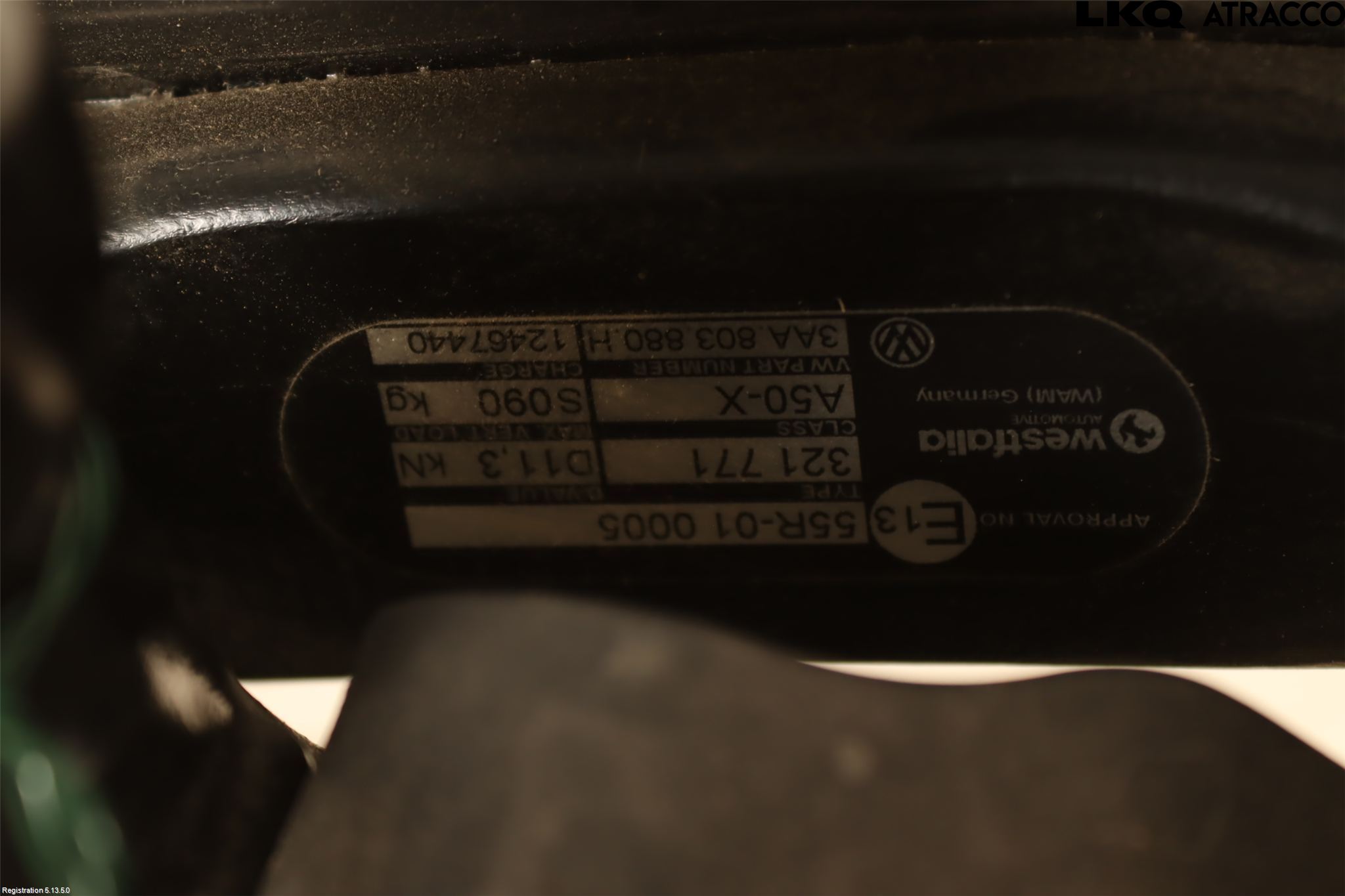 Volkswagen VW PASSAT 11-14 Tilhengerfeste